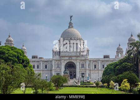 Victoria Memorial à Kolkata, Inde Banque D'Images