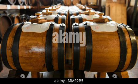 Vinaigre balsamique de Modène, Italie. Banque D'Images