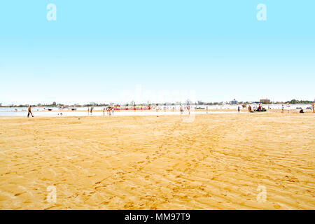 L'île d'areia Vermelha, Areia Vermelha beach, Areia Vermelha État Marine Park, Cabedelo, Paraíba, Brésil Banque D'Images