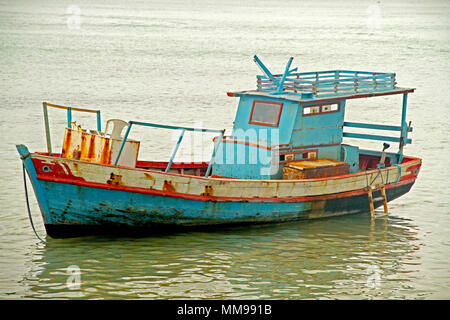 Bateau de pêche, Cabedelo, João Pessoa, Paraíba, Brésil Banque D'Images