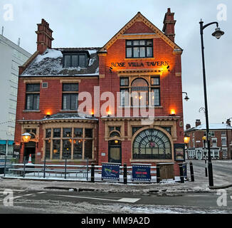 La Villa Rose Tavern, 172 progressif Warstone Ln, Birmingham B18 6AD , Royaume-Uni Banque D'Images