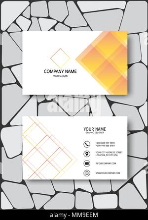 Eps10 vector abstract illustration de carte de visite élégante. Illustration de Vecteur