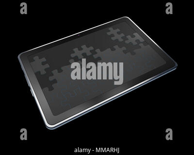 Nouveau concept de développement d'un smartphone à écran tactile modulaire. 3d illustration. Banque D'Images