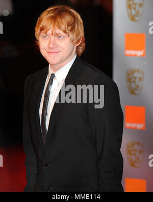 Rupert Grint sur le tapis rouge en arrivant pour le 2011 Orange British Academy Film Awards, BAFTA's au Royal Opera House, Covent Garden, England, UK Banque D'Images