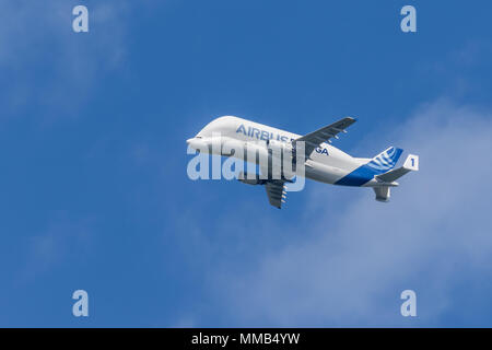 Beluga d'Airbus : Numéro 1 le plus étrange du monde à avion Banque D'Images