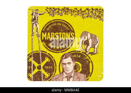 Une bière de la brasserie de Martson mat. Banque D'Images