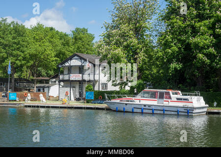 L'Angleterre, Berkshire, lecture, Tamise, Caversham Boat services Banque D'Images