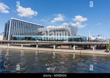 Bâtiment moderne de centre des congrès de Stockholm Waterfront, Stockholm, Suède Banque D'Images