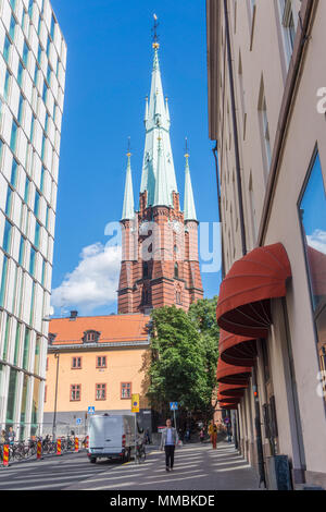 STOCKHOLM, SUÈDE -€" 21 août 2017 : l'église de Sainte Claire dans le centre de Stockholm, Suède Banque D'Images
