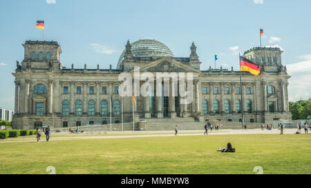 Le Reichstag, Berlin, Allemagne. Banque D'Images