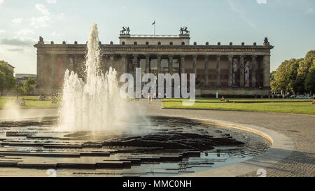 Sur l'île de musée Altes Museum, Berlin, Allemagne Banque D'Images