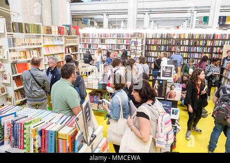 Turin, Italie. 10 mai, 2018. Ouverture à Turin du Salon du livre 2018. Dans la photo : Crédit Photo : Agence indépendante/Alamy Live News Banque D'Images