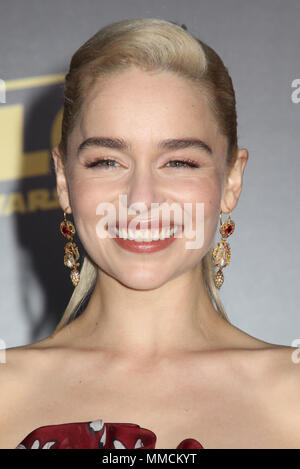 Hollywood, Etats-Unis. 10 mai, 2018. Emilia Clarke 05/10/2018 La première mondiale de 'Solo : Une histoire de la guerre des étoiles' qui s'est tenue à Hollywood, CA Photo par Izumi Hasegawa / HollywoodNewsWire.co Crédit : Hollywood News Wire Inc./Alamy Live News Banque D'Images