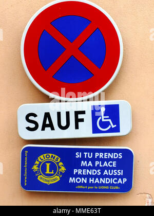 Accessibilité handicapés Banque D'Images