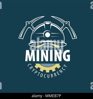 La monnaie numérique mining Illustration de Vecteur