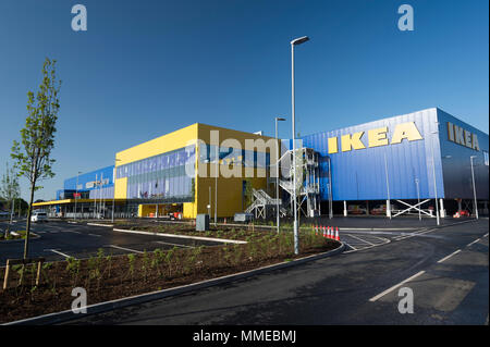 L'extérieur du 21ème magasin d'IKEA au Royaume-Uni à Exeter, Devon. Banque D'Images