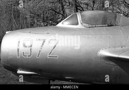 Construit russe MIG-15 de la guerre froide en avion de chasse Banque D'Images