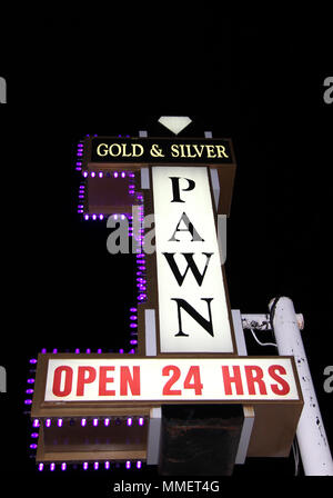 Magasin de jouet d'or et d'argent à Las Vegas au Nevada Banque D'Images