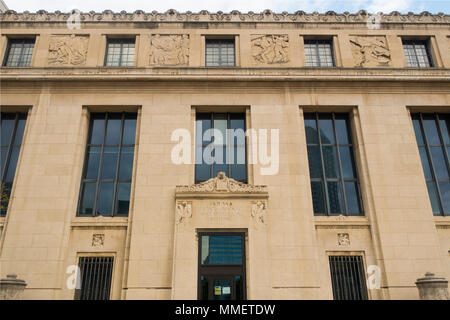 Bibliothèque d'état de l'Indiana Indianapolis Banque D'Images