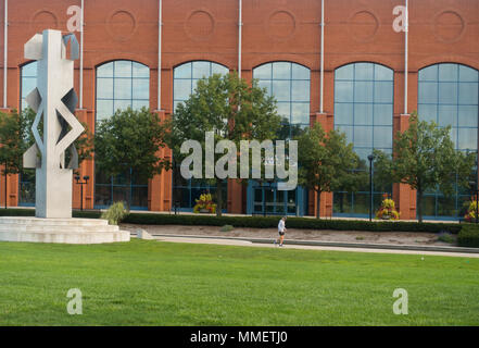 Bâtiment du siège de la NCAA à Indianapolis en Indiana Banque D'Images