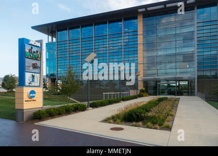 Bâtiment du siège de la NCAA à Indianapolis en Indiana Banque D'Images