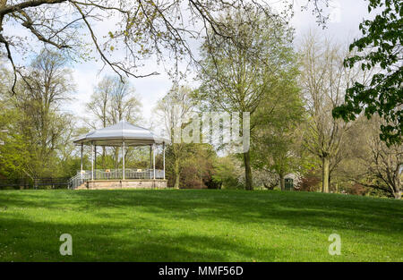 Kiosque du parc et dans la masse, la firme Ilkeston Derbyshire, Royaume-Uni Banque D'Images