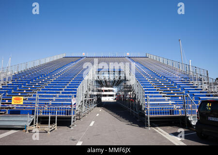 Sièges Auditorium prêt pour Monaco Grand Prix de Formule 1 Banque D'Images