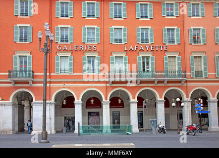 Galeries Lafayette, specialty department store, department store, Place  Massena, city of Nice, Nice, French Riviera, Cote d'Azur, France, Europe  Stock Photo - Alamy