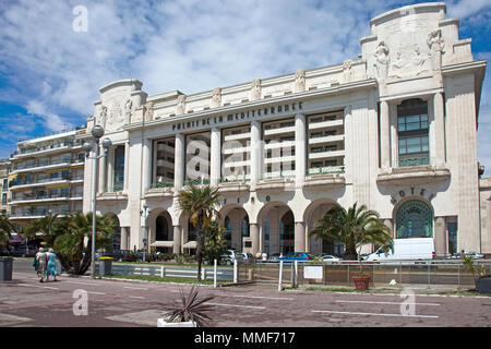 Hôtel Hyatt Regency Nice Palais de la Méditerranée, à la Promenade des Anglais, la Côte d'Azur, Alpes-Maritimes, France du Sud, France, Europe Banque D'Images