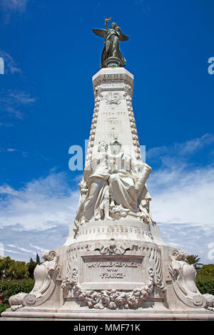 Monument du centenaire au parc Jardin Albert, Promenade des Anglais, Nice, Côte d'Azur, Alpes-Maritimes, France du Sud, France, Europe Banque D'Images