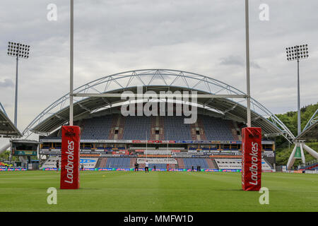 Huddersfield, UK. 11 MAI 2018 , John Smiths Stadium, Huddersfield, Angleterre ; Ladbrokes Challenge Cup rugby, Huddersfield Giants v Wakefield Trinity ; John Smiths Stadium Crédit : News Images /Alamy Live News Banque D'Images