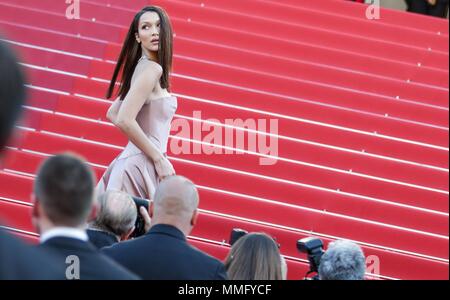 Cannes, France. 11 mai 2018. Modèle Ha Bella Ash est la plus pure White. Premiere. 71 e Festival du Film de Cannes Cannes, France 11 mai 2018 Jaa840 71 e Festival du Film de Cannes Allstar Crédit : photo library/Alamy Live News Banque D'Images