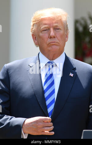 Washington, District de Columbia, Etats-Unis. Le 11 mai, 2018. 5/11/18- La Maison Blanche- Washington DC.Le Président Donald Trump donne des commentaires sur ses plans d'administrations de réduire le prix des médicaments en Amérique. Photos par : - ImageCatcher News Crédit : Christy Bowe/Globe Photos/ZUMA/Alamy Fil Live News Banque D'Images