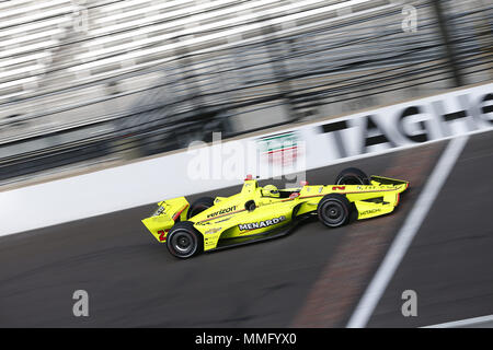 11 mai 2018 - Indianapolis, Indiana, États-Unis d'Amérique - Simon Pagenaud (22) de la France prend la voie à la pratique pour le Grand Prix d'IndyCar à Indianapolis Motor Speedway Course sur route dans la région de Indianapolis, Indiana. (Crédit Image : © Justin R. Noe Asp Inc/ASP via Zuma sur le fil) Banque D'Images