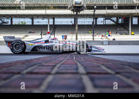 11 mai 2018 - Indianapolis, Indiana, États-Unis d'Amérique - force de volonté (12) de l'Australie tient à la voie à la pratique pour le Grand Prix d'IndyCar à Indianapolis Motor Speedway Course sur route dans la région de Indianapolis, Indiana. (Crédit Image : © Justin R. Noe Asp Inc/ASP via Zuma sur le fil) Banque D'Images