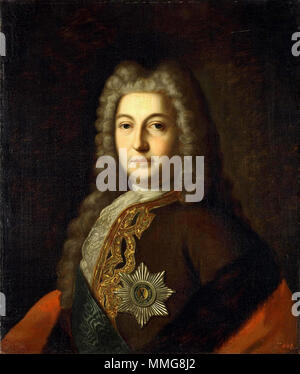 Andreï Ivanovitch Osterman Count (1686 - 1747) Homme d'État russe Banque D'Images