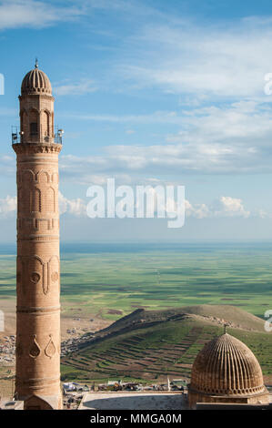 Dôme de Zinciriye Medrese, Mardin, Turquie du sud-est Banque D'Images