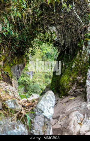 La route vers le Machu Picchu et de beaux paysages Banque D'Images