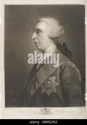 Portrait de James Waldegrave, 2e comte Waldegrave (1715-1763). 1762. 2ndEarlWaldegrave Banque D'Images