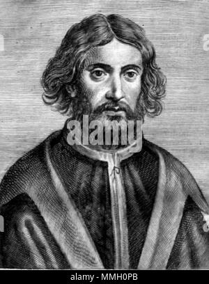 . Portrait du peintre Palma il Vecchio Jacopo Negretti dit Palma il Giovane. vers 1648. 1480-1528 jacopo negretti da Bergamo detto palma il vecchio Banque D'Images