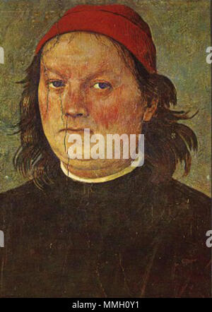 Il Perugino, Autoportrait Autoportrait perugino Banque D'Images