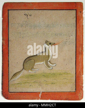 . Anglais : Date de création : ca. Affichage 1780 Dimensions : 4 po. x 3 11/32 3/4 in. (11 cm x 9,5 cm) Ligne de crédit : Edwin Binney 3ème Numéro : 1990.1279 Collection : Le San Diego Museum of Art . 12 septembre 2001, 15:25:56. Anglais : thesandiegomuseumofartcollection un renard (6124592027) Banque D'Images