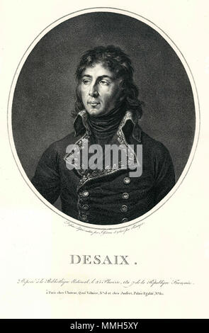 . Portrait de Louis Charles Antoine Desaix (1768-1800) . 1798. Portrait desaix guerin2 Banque D'Images