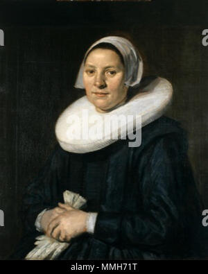 . Anglais : Portrait of a young woman . circa 1644. Après Frans Hals (1582/1583-1666) Noms alternatifs Frans Franchoisz Hals peintre et dessinateur néerlandais Description Date de naissance/décès 1582 ou 1583 26 août 1666 Lieu de naissance/décès Anvers Haarlem période de travail entre 1603 et 1666 circa circa lieu d'Haarlem contrôle d'autorité : Q167654 : 100165653 VIAF ISNI : 0000 0001 1453 225X ULAN : 500027794 RCAC : n78091972 35164870 NLA : Frans Hals WorldCat - Portrait d'une femme en col meule holding gants dans les mains jointes - NMWA25 Banque D'Images
