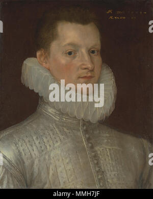 . Anglais : John Smythe d Ostenhanger (maintenant Westenhanger), Kent 23 ans, 1579 Cornelis Ketel John Smythe Banque D'Images