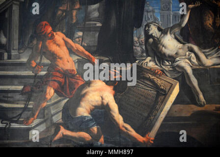 . Italiano : Francesco Rosa - Miracolo di Sant'Antonio (Dettaglio) - Basilica dei Frari, Venise . 11 septembre 2007, 11:03:34. Francesco Rosa anonyme - Miracolo di Sant'Antonio (Dettaglio) - Basilica dei Frari, Venise Banque D'Images