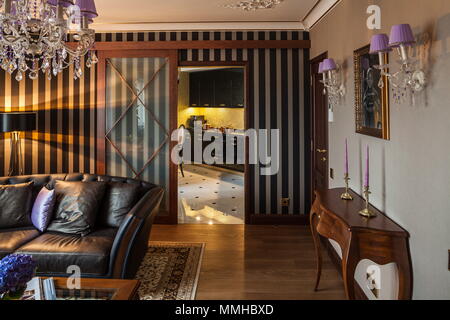 Salon de l'intérieur de luxe Banque D'Images