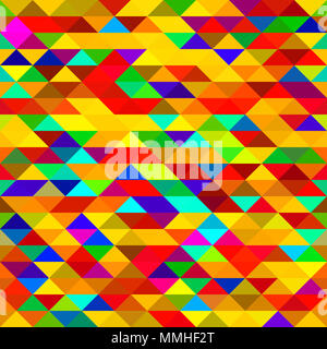 Mosaïque colorée texture triangles Banque D'Images