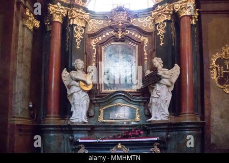 Poznan, Pologne, le 30 avril 2018 : Petite Basilique de Saint Stanislas Banque D'Images