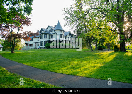 USA Maryland MD Kensington Comté de Warner Circle Park et mansion une fois accueil de Brainard Warner fondateur de Kensington Banque D'Images